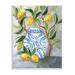 Stupell Industries Lemon Fruit Tree Ornate Vase Still Life Painting By Molly Susan Strong Wood in Brown | 15 H x 10 W x 0.5 D in | Wayfair