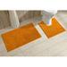 Latitude Run® Brooking Rectangle 100% Cotton Geometric 2 piece Bath Rug Set in Orange/Brown | 0.75 H x 20 W in | Wayfair 1161