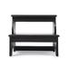 Red Barrel Studio® Ottman 2 Step Wood Step Stool w/ 500 lb. Load Capacity Wood in Black | 18 W x 15.5 D in | Wayfair