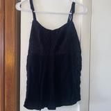 Torrid Tops | Guc - Torrid Black Lace Tank Top Size 1 | Color: Black | Size: Size 1 (Equivalent To A Size 14-16)