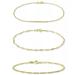 Giani Bernini Jewelry | Giani Bernini 3-Pc. Set Chain Link Bracelets | Color: Gold/Silver | Size: Os