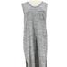 J. Crew Dresses | J Crew Women's Casual Gray Sleeveless Lightweight Pullover Dress Size Large L | Color: Gray/Silver | Size: L