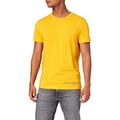 Tommy Hilfiger - Mens T Shirt - Casual Men's T-Shirts - Tommy Logo Tee T-Shirt - Tommy Hilfiger Mens T Shirts - Amber Glow Shirt - Size Small