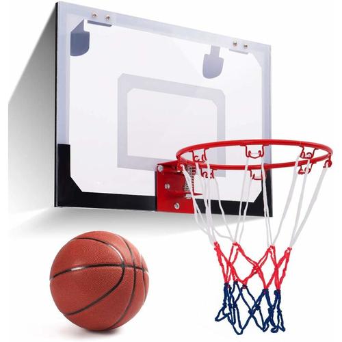 GOPLUS Basketballkorb, Basketball-Set, Backboard mit Ring und Netz, Basketballboard,