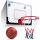 Gopuls - goplus Basketballkorb, Basketball-Set, Backboard mit Ring und Netz, Basketballboard,