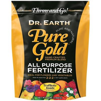 Dr. Earth 758P Pure Gold Flower & Plant Fertilizer, 3 Lbs