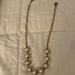 J. Crew Jewelry | Jcrew Pearl And Diamond Necklace | Color: Gold | Size: Os