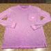 Pink Victoria's Secret Tops | Euc Victoria Secret Pink Campus T-Shirt Medium Distressed Ombr Purple | Color: Pink/Purple | Size: M