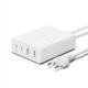 Belkin 108-W-GaN-USB-Ladestation für mehrere Geräte, schnelles Ladegerät mit 2x USB-C und USB-A, Dock/Hub für MacBook, Pro, Air, iPhone, Max, mini, iPad Pro, Air, und andere Geräte