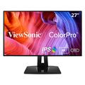 ViewSonic ColorPro VP2768A-4K 68,6 cm (27 Zoll) Fotografen Monitor mit Kalibrierfunktion (4K, IPS mit Delta E<2, 100% sRGB, HDMI, DP, RJ45, USB-C, Höhenverstellbar, 5 Jahre Austauschservice) Schwarz