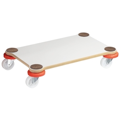 WAGNER Transporthilfe PROTECT EXTREME - 52 x 32 x 10,5 cm, Rollen Ø 63 mm, Kantenschutz, Tragkraft 200 kg - 20136301 Image
