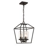 Eurofase Lighting Bastille 15 Inch Tall 4 Light Outdoor Hanging Lantern - 41960-011