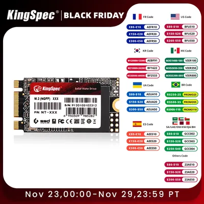 KingSpec – disque dur interne SSD SATA M.2 avec capacité de 120 go 240 go 128 go 256 go 512