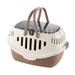 Richell Small Pet Carrier Plastic in Brown | Wayfair 80041