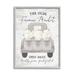 Stupell Industries The Olde Farmer Market Vintage White Floral Truck By Lettered & Lined Wood in Brown | 14 H x 11 W x 1.5 D in | Wayfair