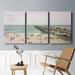 Rosecliff Heights Deerfield Beach- Premium Gallery Wrapped Canvas - Ready To Hang Canvas, Solid Wood in White | 18 H x 36 W x 1 D in | Wayfair