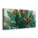 Bayou Breeze Birds Of Paradise- Premium Gallery Wrapped Canvas - Ready To Hang Canvas, Solid Wood in White | 18 H x 36 W x 1.5 D in | Wayfair