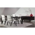 Red Barrel Studio® Sadeka Dining Table Wood in White/Brown | 29 H x 80 W x 36 D in | Wayfair ABD10C410E3742759525481E437DB13C