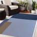 White 24 x 0.08 in Area Rug - Orren Ellis TEE NAVY Outdoor Rug By Becky Bailey Polyester | 24 W x 0.08 D in | Wayfair