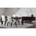 Red Barrel Studio® Sadeka Dining Table Wood in White/Brown | 29 H x 80 W x 36 D in | Wayfair E06EF6408BCF4B52BC340AD3B563B263