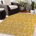 Yellow 48 x 0.08 in Area Rug - Red Barrel Studio® Anacortes FLIGHT OF FANCY Outdoor Rug By Becky Bailey Polyester | 48 W x 0.08 D in | Wayfair