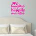 Trinx Decorative Wall Decal Vinyl in Pink | 13 H x 14 W in | Wayfair ADBDE1A5F1EF4759972B1FD1715D5584