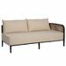 Summer Classics Havana Loveseat w/ Cushions Wicker/Rattan/Metal | 24 H x 57 W x 29.125 D in | Outdoor Furniture | Wayfair 438784+C781H4325N