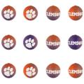 Clemson Tigers Holiday Ball Ornaments 12-Pack