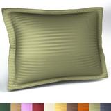 Pillow Shams Decorative Sateen Striped Pillow Case With Envelope Closer, Tailored Pillow Cover, Poly Cotton 300tc