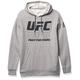 Reebok UFC Male Fan Gear Pullover Hoodie, Medium Grey Heather,