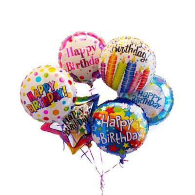 Send Flowers - Happy Birthday Mylar Balloon Bouque...