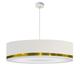 Grande suspension jonc blanc D: 80 x H: 28