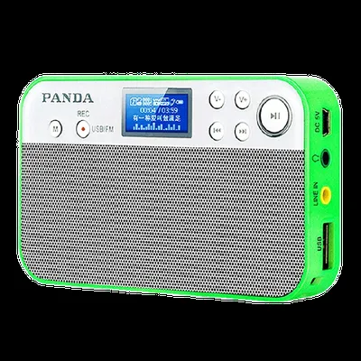 Haut-parleur stéréo numérique baladeur portable radio FM avec horloge carte SD lecteur de musique