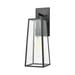 Elk Home Meditterano Matte Black With Seedy Glass 1 Light Wall Sconce