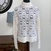 American Eagle Outfitters Sweaters | Euc American Eagle Cream Crochet Sweater Xs | Color: Cream | Size: Xs