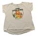 Disney Tops | Disney The Lion King T-Shirt Ringer Tee Jrs Xxl Ivory Hi-Lo Hem Short Sleeves | Color: Cream/Orange | Size: Xxlj