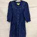 Anthropologie Dresses | New Anthropologie Dubois Blue Embroidered Tunic To | Color: Blue | Size: 4