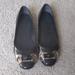 Gucci Shoes | Gucci Bamboo Horsebit Black Leather Flats Sz 9 | Color: Black/Silver | Size: 9