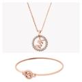 Michael Kors Jewelry | Michael Kors Necklace & Bracelet Bundle | Color: Gold/Pink | Size: Os