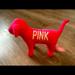 Pink Victoria's Secret Accessories | *Rare* Victoria’s Secret Pink Nation 1986 Stuffed Plush Dog Hot Pink | Color: Pink/Red | Size: 6 Inch