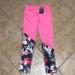 Nike Bottoms | New Nike Girls' Half Floral Print Trophy Tights Sz Large | Color: Pink | Size: Lg