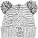 Women's New Era Gray St. Louis Cardinals Dual Cuffed Knit Hat with Poms