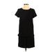 Piperlime Casual Dress - Shift: Black Solid Dresses - Women's Size X-Small