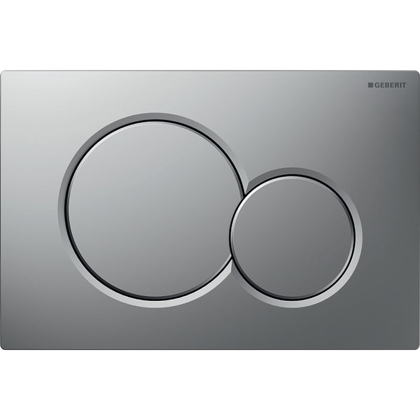 Plaque de déclenchement pour rinçage double touche SIGMA chromé mat GEBERIT 115.770.JQ.5