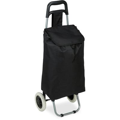 Einkaufstrolley klappbar, Abnehmbare Tasche 28 l, Einkaufswagen mit Rollen HxBxT: 92,5 x 42 x 28 Image