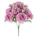 Set of 2 Lavender Artificial Carnation Flower Stem Bush Bouquet 18in - 18" L x 12" W x 12" DP