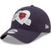 Girls Toddler New Era Navy Chicago Bears Hearts 9TWENTY Adjustable Hat