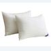 2 Pack Soft Knit Silver Duck Nano Feather Pillows by St. James Home in White (Size JUMBO)