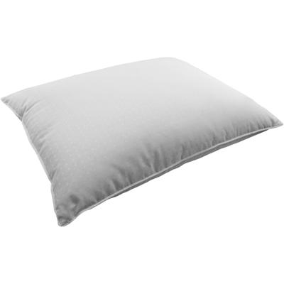 400TC Dobby Dot Down Filled Pillow All Position Sleepers by St. James Home in White (Size KING)