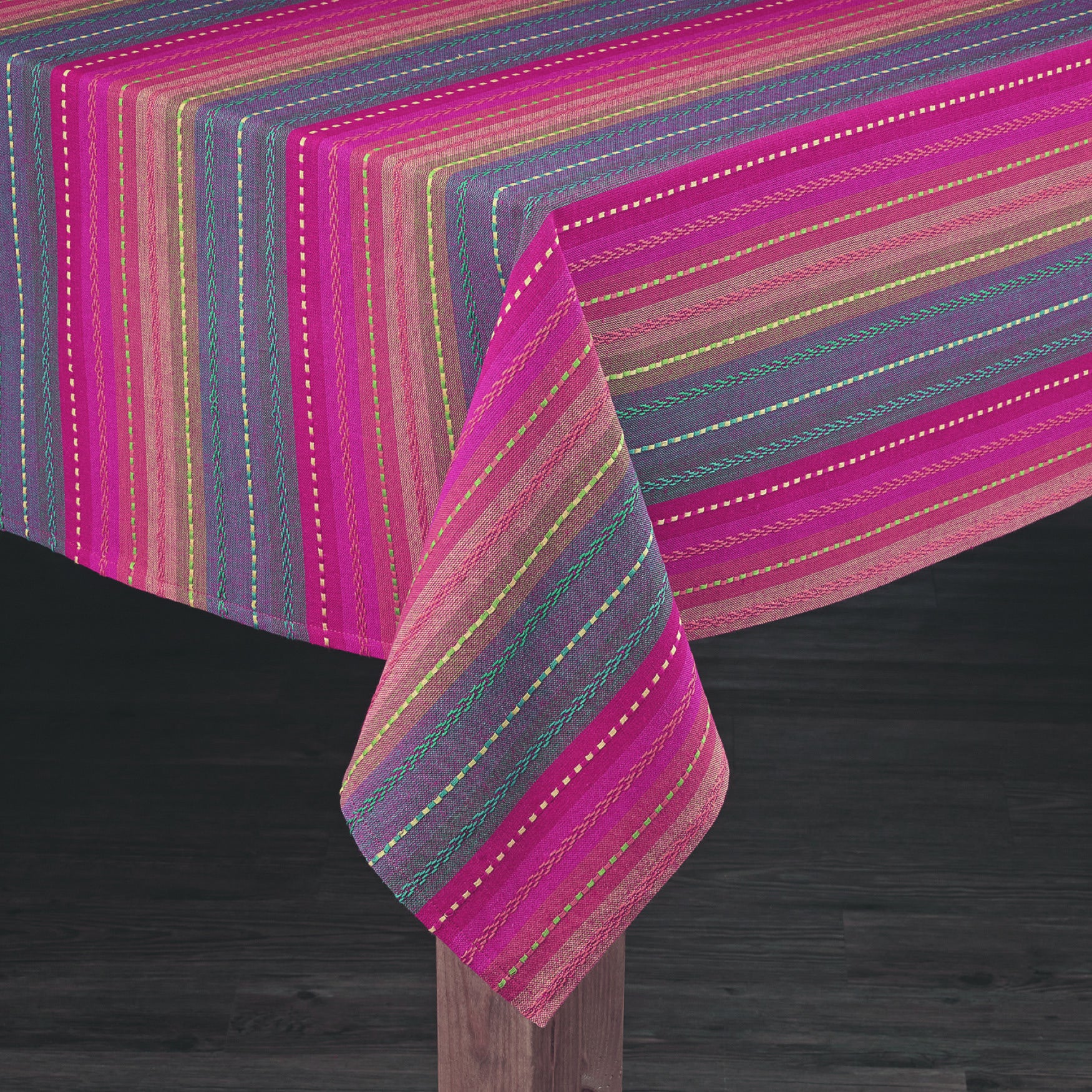 Wide Width PHOENIX TABLECLOTHS by LINTEX LINENS in Red (Size 60" W 102"L)